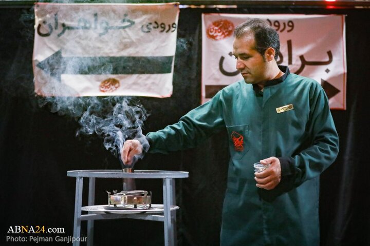 گزارش تصویری |  مراسم عزاداری دهه اول محرم در هیئت فدائیان حسین(ع)