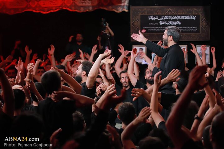 گزارش تصویری |  مراسم عزاداری دهه اول محرم در هیئت فدائیان حسین(ع)