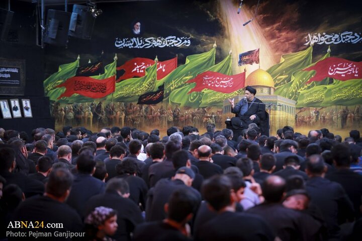 گزارش تصویری |  مراسم عزاداری دهه اول محرم در هیئت فدائیان حسین(ع)