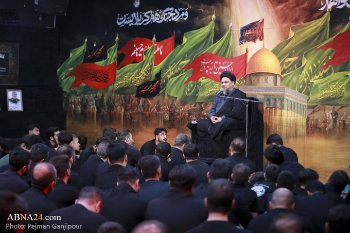 گزارش تصویری |  مراسم عزاداری دهه اول محرم در هیئت فدائیان حسین(ع)