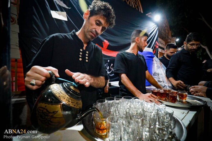 گزارش تصویری |  مراسم عزاداری دهه اول محرم در هیئت فدائیان حسین(ع)