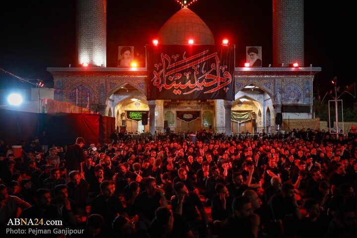 گزارش تصویری |  مراسم عزاداری دهه اول محرم در هیئت فدائیان حسین(ع)