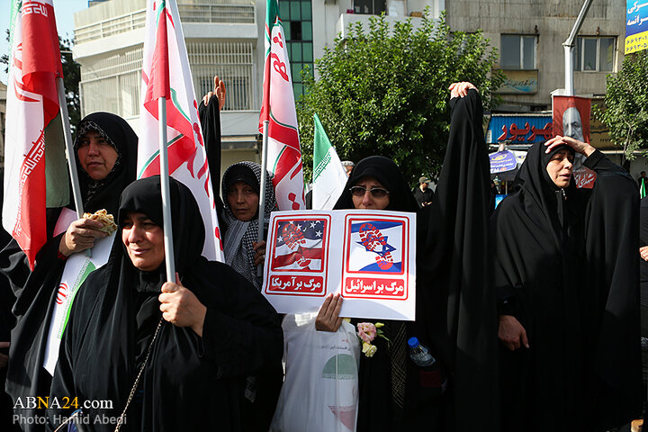 تشییع باشکوه شهدای اقتدار در تهران از نگاه دوربین ابنا