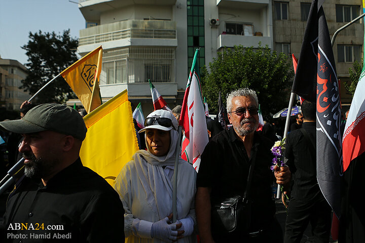 تشییع باشکوه شهدای اقتدار در تهران از نگاه دوربین ابنا