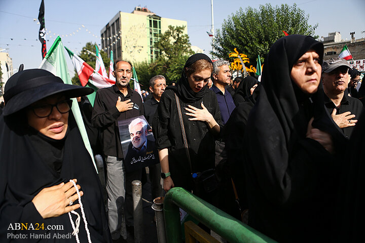 تشییع باشکوه شهدای اقتدار در تهران از نگاه دوربین ابنا