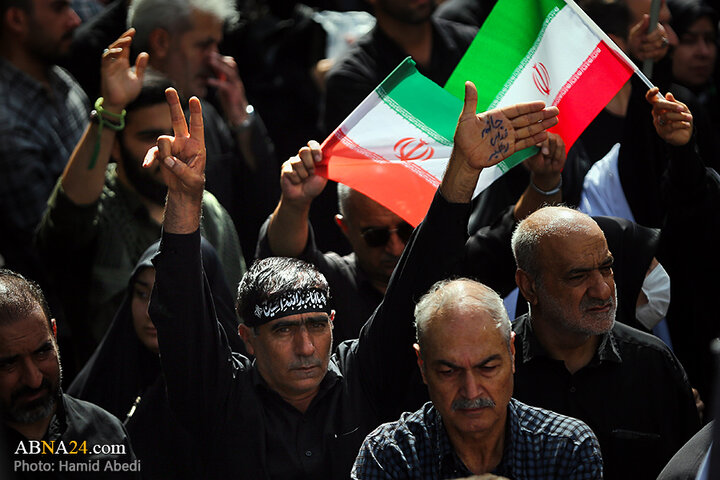 تشییع باشکوه شهدای اقتدار در تهران از نگاه دوربین ابنا