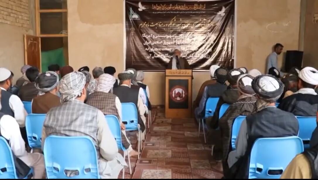 ویدیو | گردهمایی علمای شیعه استان بلخ افغانستان در محکومیت جنایات اسرائیل