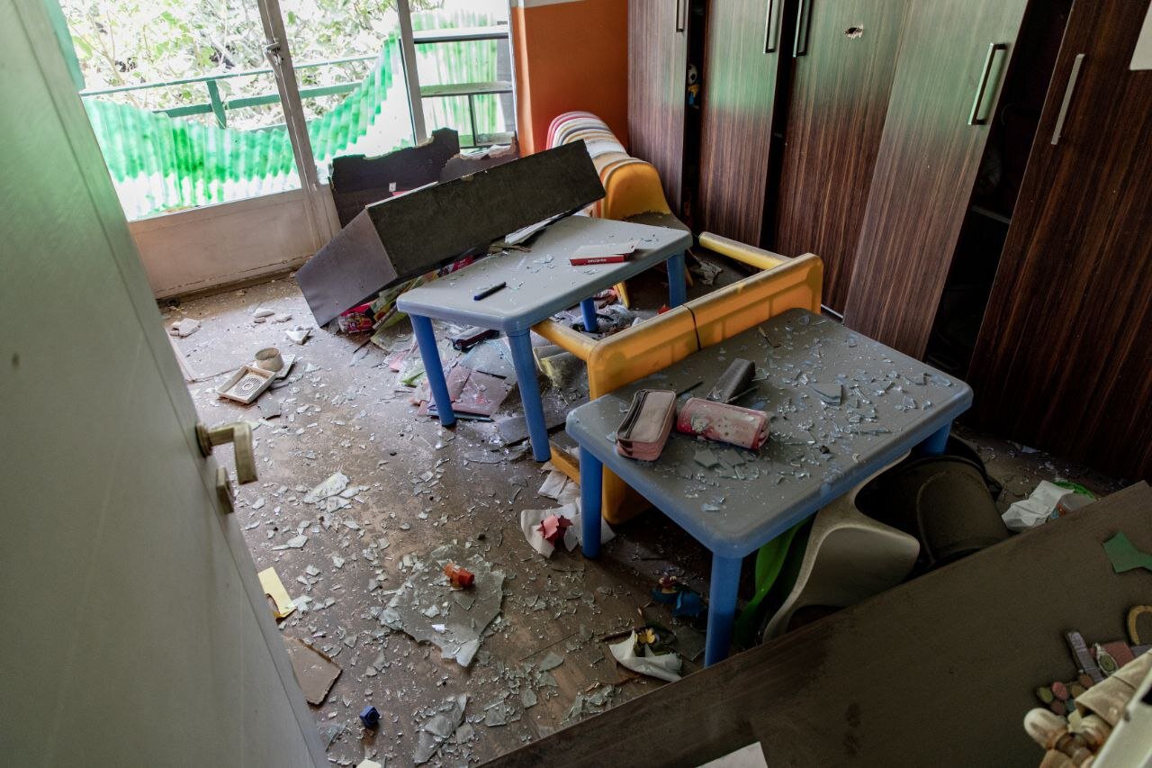 اسرائیل حتی به مهدکودک هم رحم نکرد + تصاویر