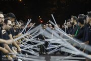 Təbrizdə, Hz. Əli Əsgərin (ə) əzadar dəstəsi Məhərrəm ayının üçüncü gecəsiniqeyd edir \ FOTO