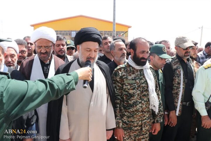 تشییع پیکر سردار شهید غلامرضا سوادکوهی در فریدن اصفهان