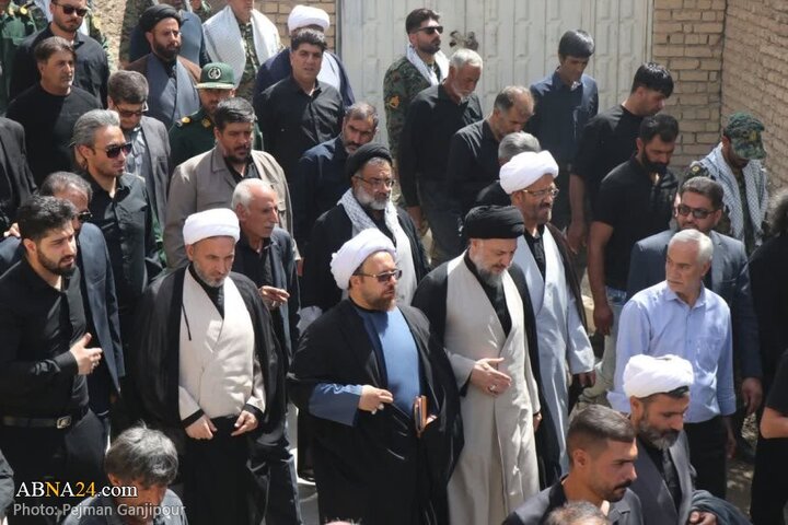 تشییع پیکر سردار شهید غلامرضا سوادکوهی در فریدن اصفهان