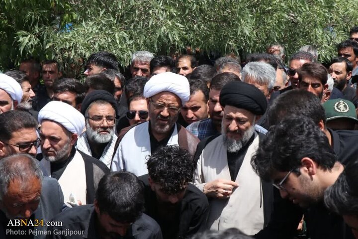 تشییع پیکر سردار شهید غلامرضا سوادکوهی در فریدن اصفهان