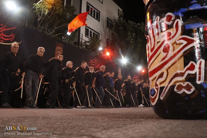گزارش تصویری | مراسم عزاداری شب دوم محرم در محله قراملک تبریز
