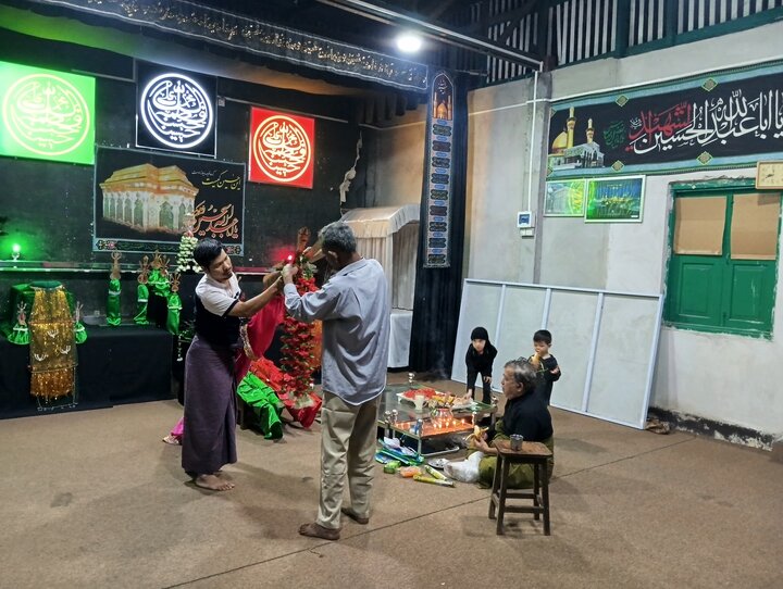 တောင်ကြီး ရှီအဟ် အေမာမ်ဘာရာ တွင် မုဟရမ် လ ၁ရက် ၊၂ရက် နှင့် ၃ ရက်ညများ  ၌  ပြုလုပ် ခဲ့သည့် မဂျ်လစ် စေ ဟိုစိုင်းန် (အ.စ)  ၏  မြင်ကွင်းများ  ။ ။ Photos