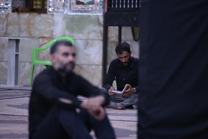 تصاویر| عزادری شب سوم محرم در حرم مطهر سیدعلاالدین حسین(ع)