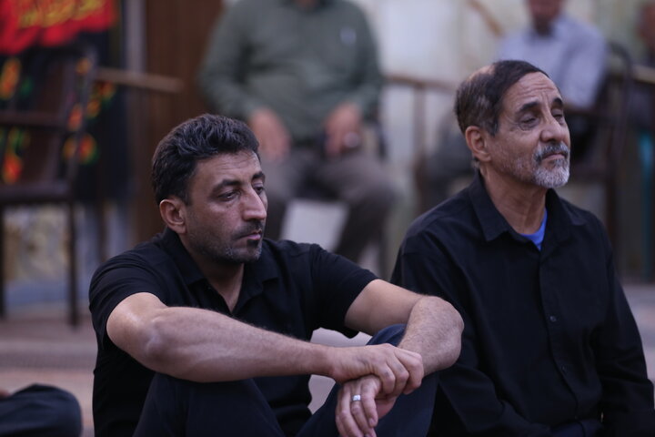 تصاویر| عزادری شب سوم محرم در حرم مطهر سیدعلاالدین حسین(ع)