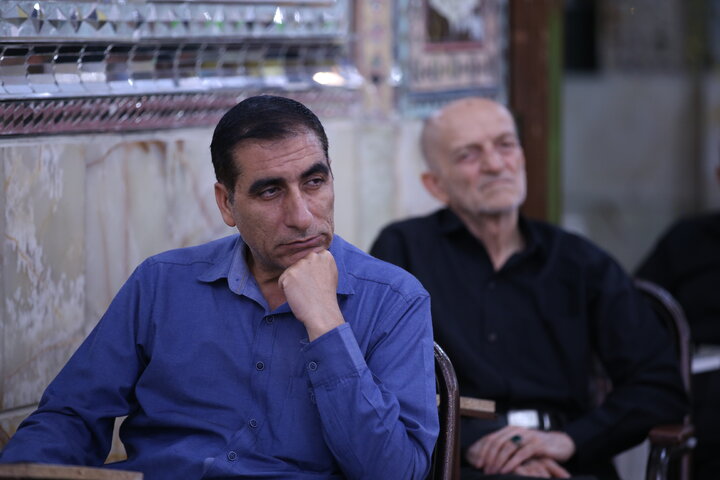 تصاویر| عزادری شب سوم محرم در حرم مطهر سیدعلاالدین حسین(ع)