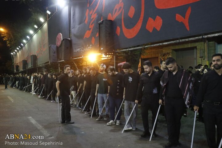 سومین شب محرم در دسته عزاداری علی اصغر(ع) شهر تبریز