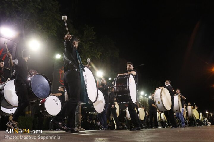 سومین شب محرم در دسته عزاداری علی اصغر(ع) شهر تبریز