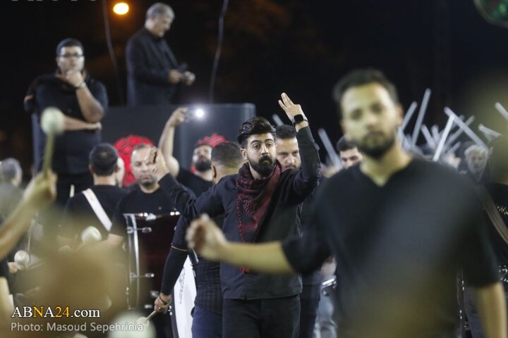 سومین شب محرم در دسته عزاداری علی اصغر(ع) شهر تبریز