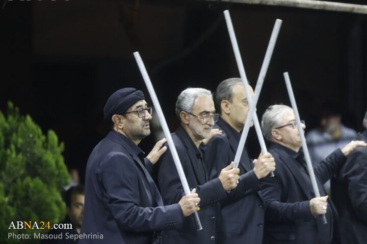 سومین شب محرم در دسته عزاداری علی اصغر(ع) شهر تبریز