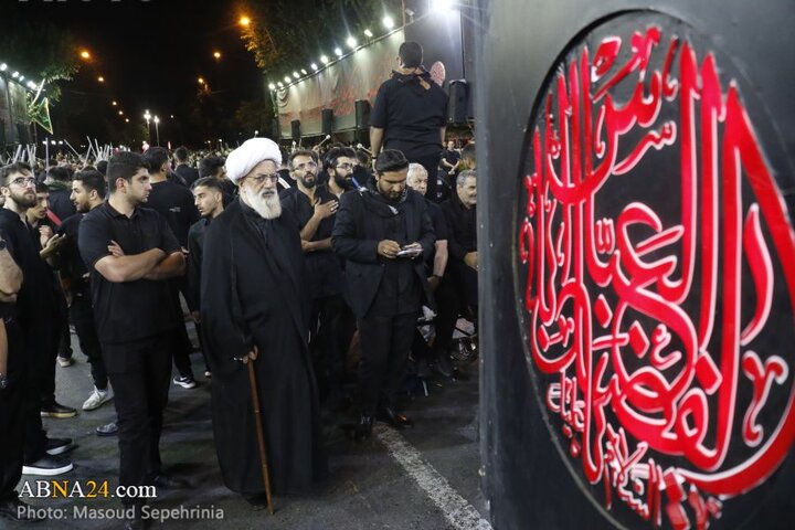 سومین شب محرم در دسته عزاداری علی اصغر(ع) شهر تبریز