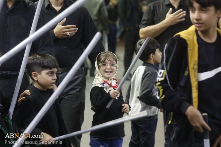 سومین شب محرم در دسته عزاداری علی اصغر(ع) شهر تبریز