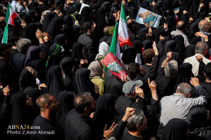 تقرير مصور/ عدسة وكالة "أبنا" توثق مراسم التشييع لشهداء الاقتدار في العاصمة الإيرانية - 1