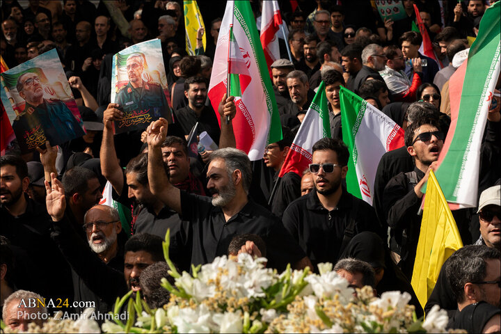 تقرير مصور/ عدسة وكالة "أبنا" توثق مراسم التشييع لشهداء الاقتدار في العاصمة الإيرانية - 1
