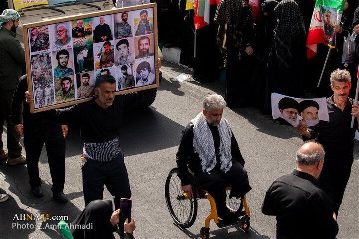 تقرير مصور/ عدسة وكالة "أبنا" توثق مراسم التشييع لشهداء الاقتدار في العاصمة الإيرانية - 1