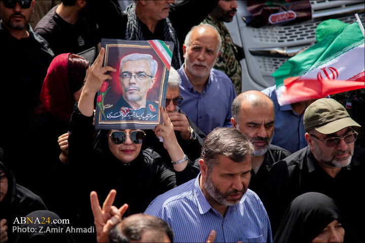 تقرير مصور/ عدسة وكالة "أبنا" توثق مراسم التشييع لشهداء الاقتدار في العاصمة الإيرانية - 1