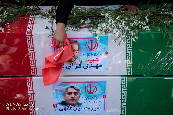 تقرير مصور/ عدسة وكالة "أبنا" توثق مراسم التشييع لشهداء الاقتدار في العاصمة الإيرانية - 1