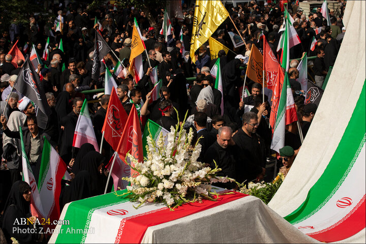 تقرير مصور/ عدسة وكالة "أبنا" توثق مراسم التشييع لشهداء الاقتدار في العاصمة الإيرانية - 1