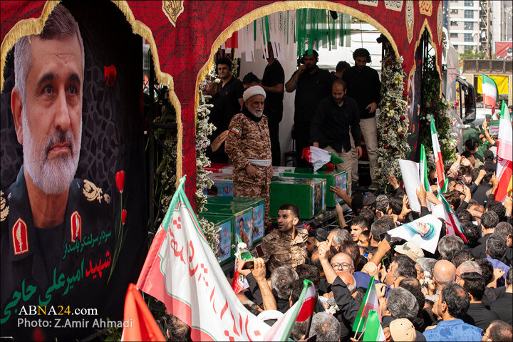 تقرير مصور/ عدسة وكالة "أبنا" توثق مراسم التشييع لشهداء الاقتدار في العاصمة الإيرانية - 1