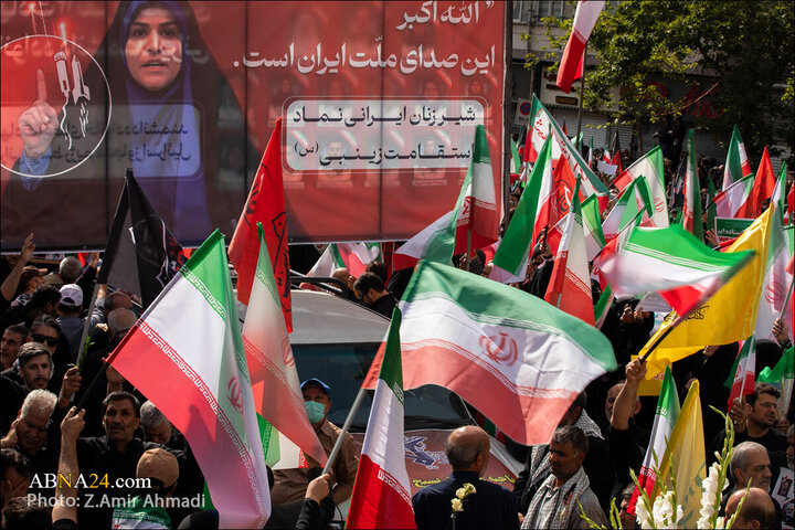 تقرير مصور/ عدسة وكالة "أبنا" توثق مراسم التشييع لشهداء الاقتدار في العاصمة الإيرانية - 1