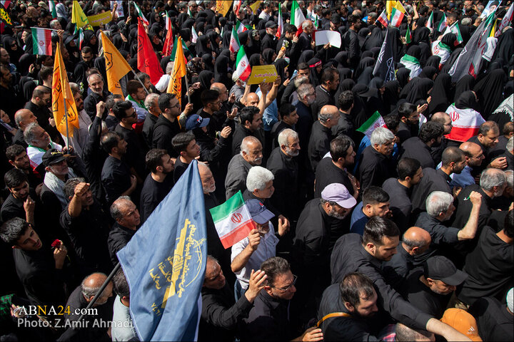 تقرير مصور/ عدسة وكالة "أبنا" توثق مراسم التشييع لشهداء الاقتدار في العاصمة الإيرانية - 1