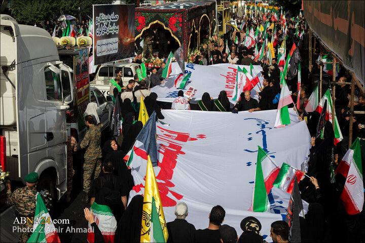 تقرير مصور/ عدسة وكالة "أبنا" توثق مراسم التشييع لشهداء الاقتدار في العاصمة الإيرانية - 1