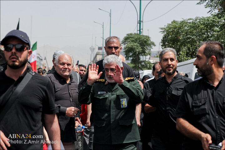 تقرير مصور/ عدسة وكالة "أبنا" توثق مراسم التشييع لشهداء الاقتدار في العاصمة الإيرانية - 2