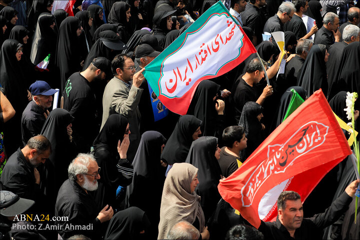 تقرير مصور/ عدسة وكالة "أبنا" توثق مراسم التشييع لشهداء الاقتدار في العاصمة الإيرانية - 2