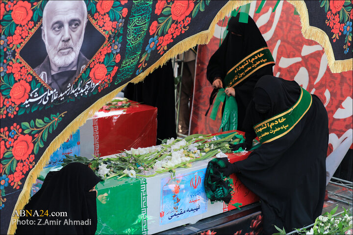 تقرير مصور/ عدسة وكالة "أبنا" توثق مراسم التشييع لشهداء الاقتدار في العاصمة الإيرانية - 2