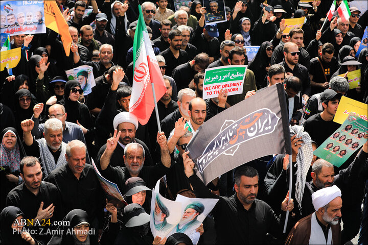 تقرير مصور/ عدسة وكالة "أبنا" توثق مراسم التشييع لشهداء الاقتدار في العاصمة الإيرانية - 2