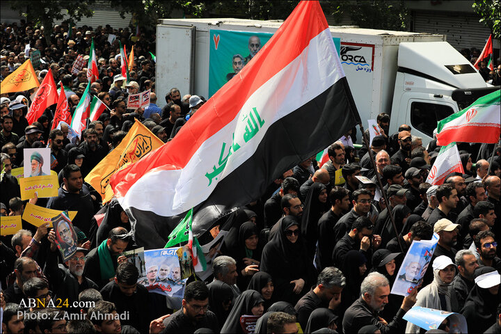 تقرير مصور/ عدسة وكالة "أبنا" توثق مراسم التشييع لشهداء الاقتدار في العاصمة الإيرانية - 2