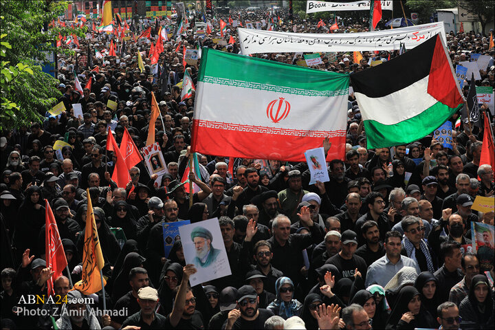 تقرير مصور/ عدسة وكالة "أبنا" توثق مراسم التشييع لشهداء الاقتدار في العاصمة الإيرانية - 2