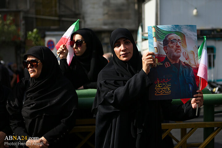 تقرير مصور/ عدسة وكالة "أبنا" توثق مراسم التشييع لشهداء الاقتدار في العاصمة الإيرانية - 3