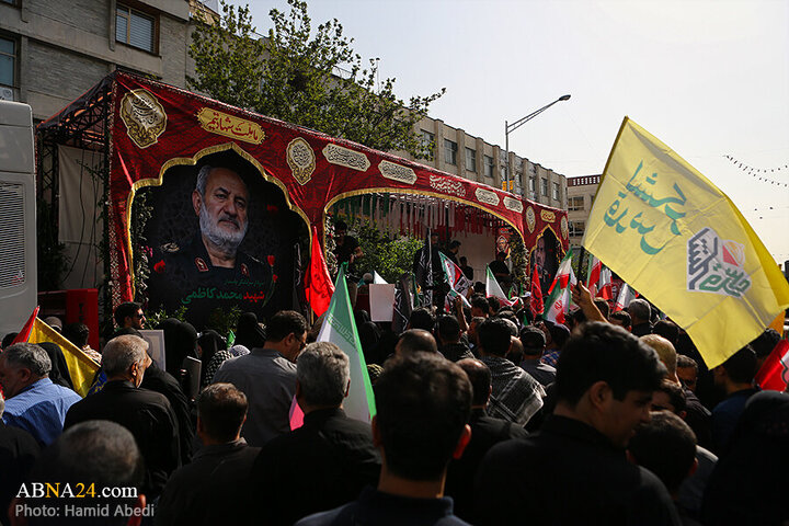 تقرير مصور/ عدسة وكالة "أبنا" توثق مراسم التشييع لشهداء الاقتدار في العاصمة الإيرانية - 3