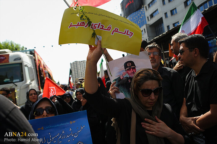 تقرير مصور/ عدسة وكالة "أبنا" توثق مراسم التشييع لشهداء الاقتدار في العاصمة الإيرانية - 3