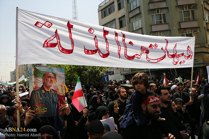 تقرير مصور/ عدسة وكالة "أبنا" توثق مراسم التشييع لشهداء الاقتدار في العاصمة الإيرانية - 3