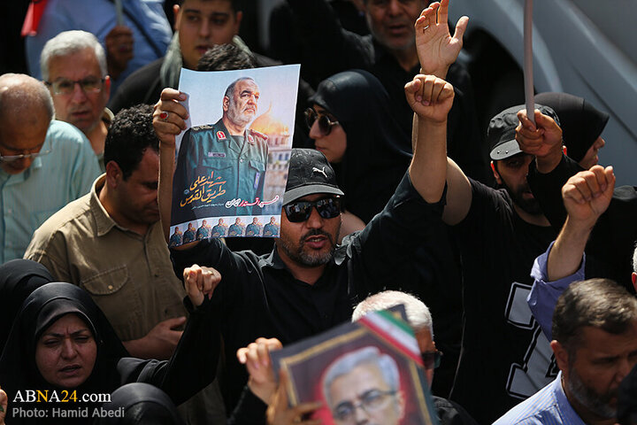 تقرير مصور/ عدسة وكالة "أبنا" توثق مراسم التشييع لشهداء الاقتدار في العاصمة الإيرانية - 3