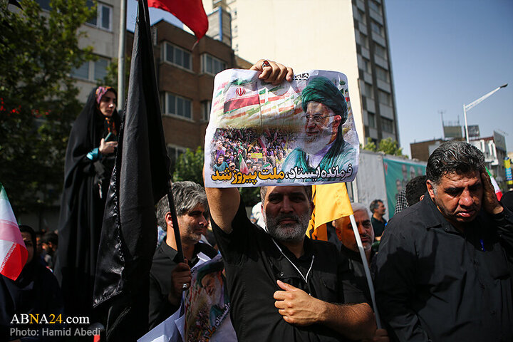 تقرير مصور/ عدسة وكالة "أبنا" توثق مراسم التشييع لشهداء الاقتدار في العاصمة الإيرانية - 3