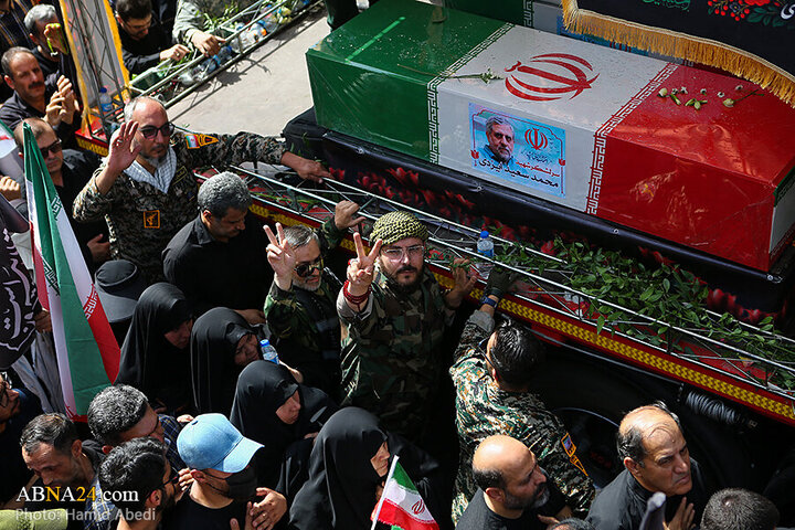 تقرير مصور/ عدسة وكالة "أبنا" توثق مراسم التشييع لشهداء الاقتدار في العاصمة الإيرانية - 3